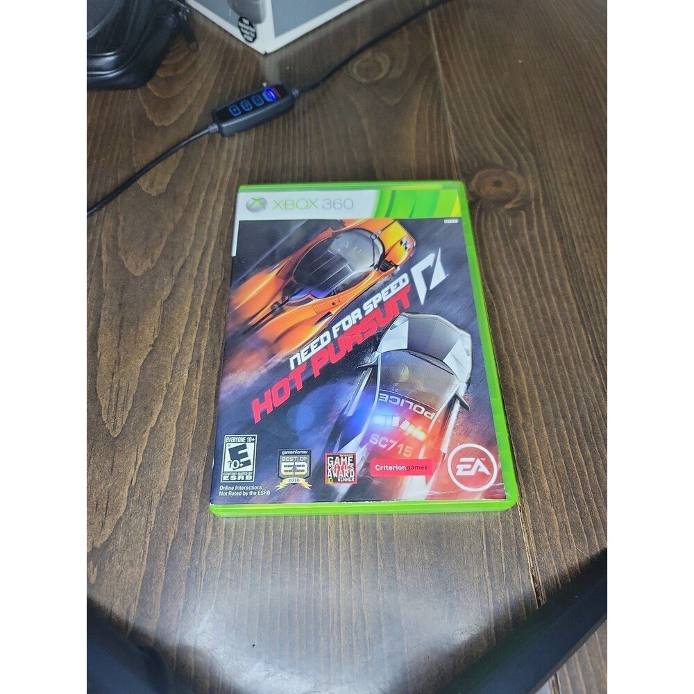 Need for Speed Hot Pursuit for Xbox 360 (and Xbox One) - Manual Included
